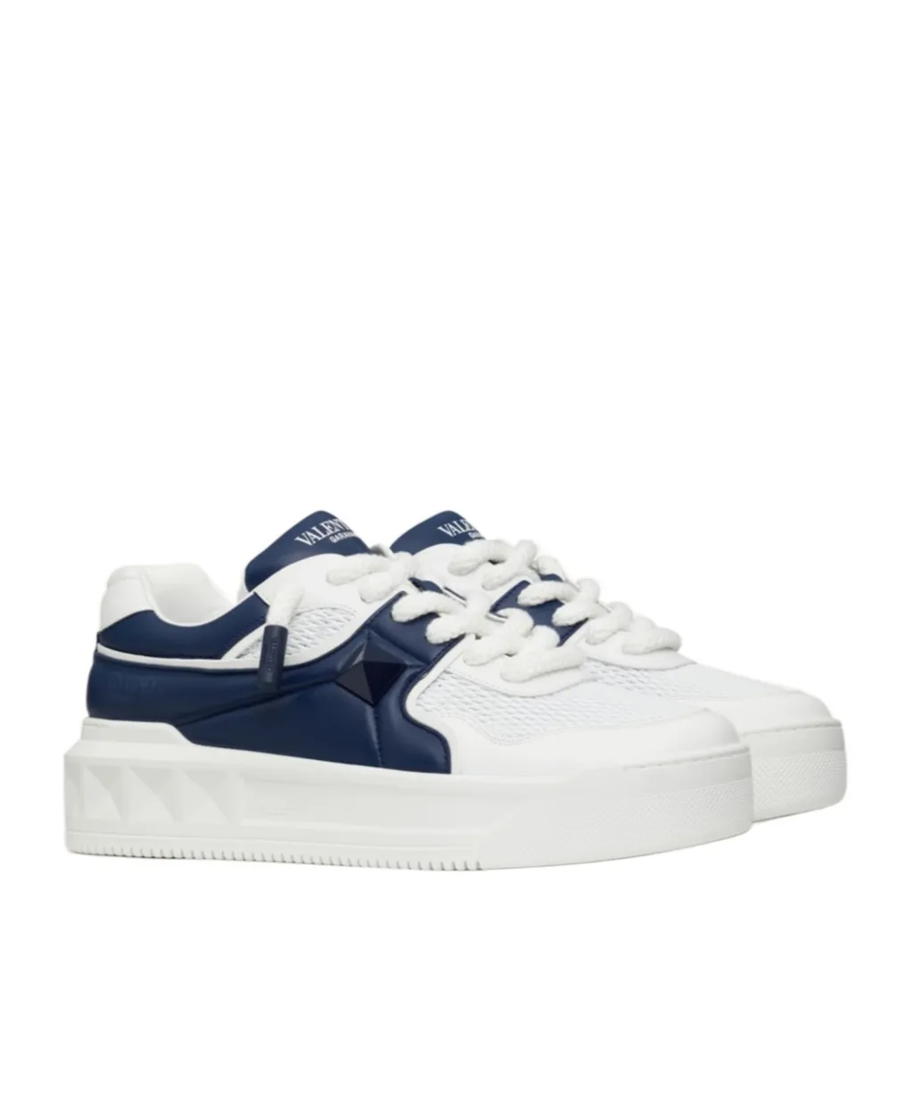 Valentino Garavani One Stud Lace-Up Sneakers