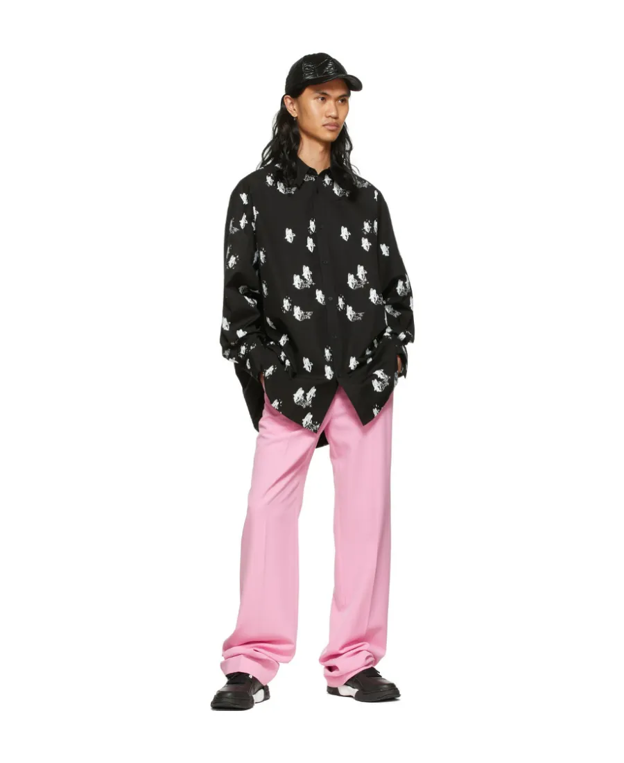 Graphic-Print Long-Sleeve Shirt