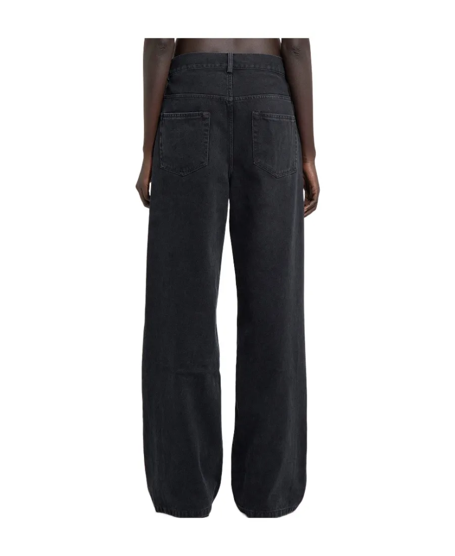 Ann Demeulemeester Logo-Plaque Jeans