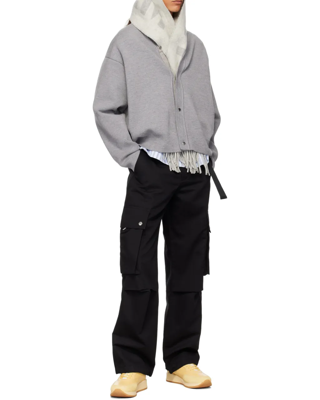 Jacquemus Le Cargo Slub Texture Trousers