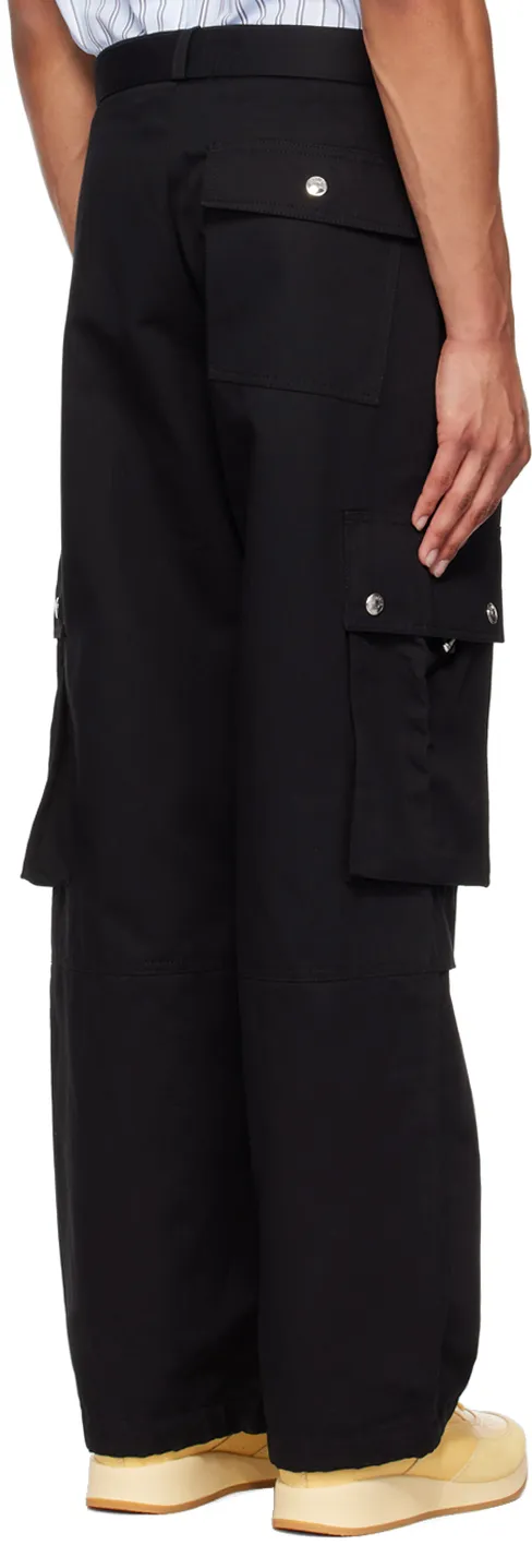 Jacquemus Le Cargo Slub Texture Trousers