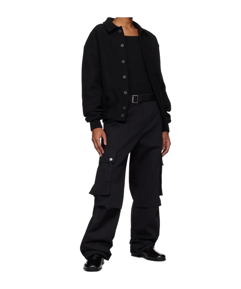 Jacquemus Le Cargo Slub Texture Trousers