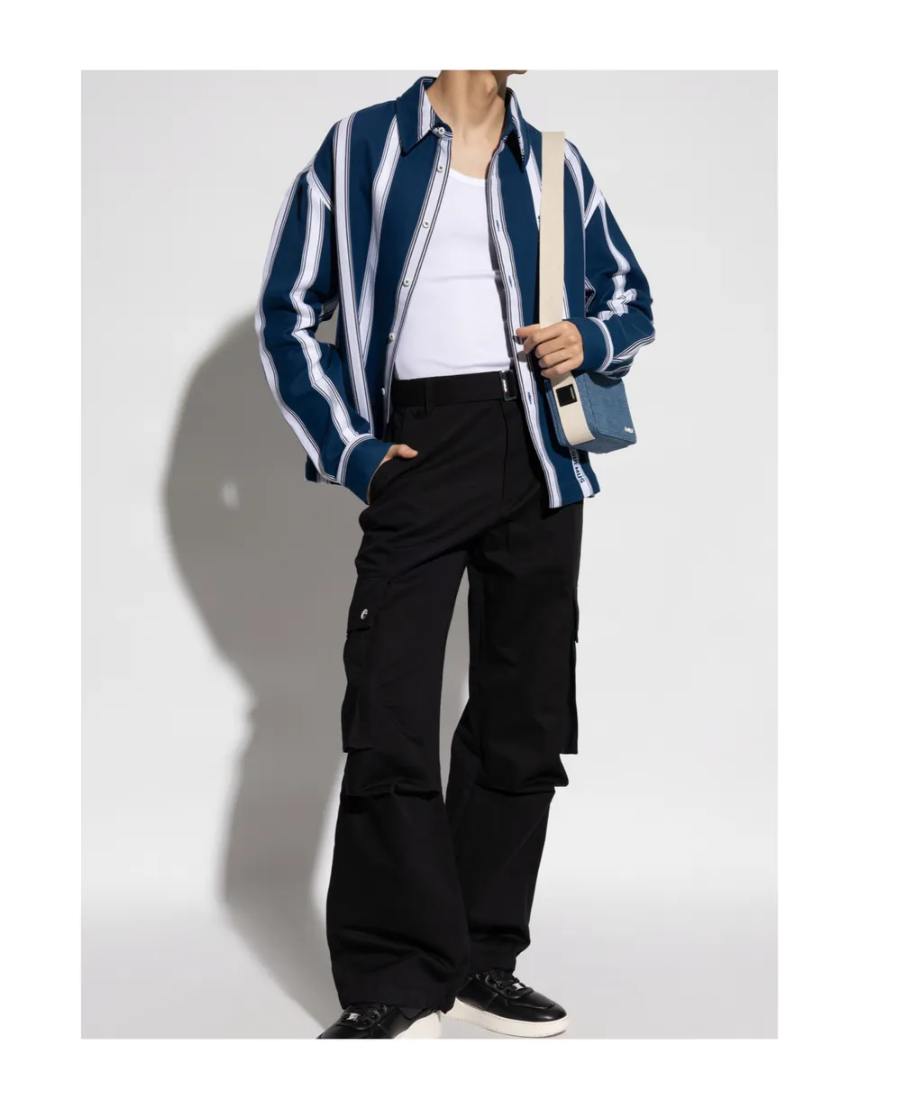 Jacquemus Le Cargo Slub Texture Trousers
