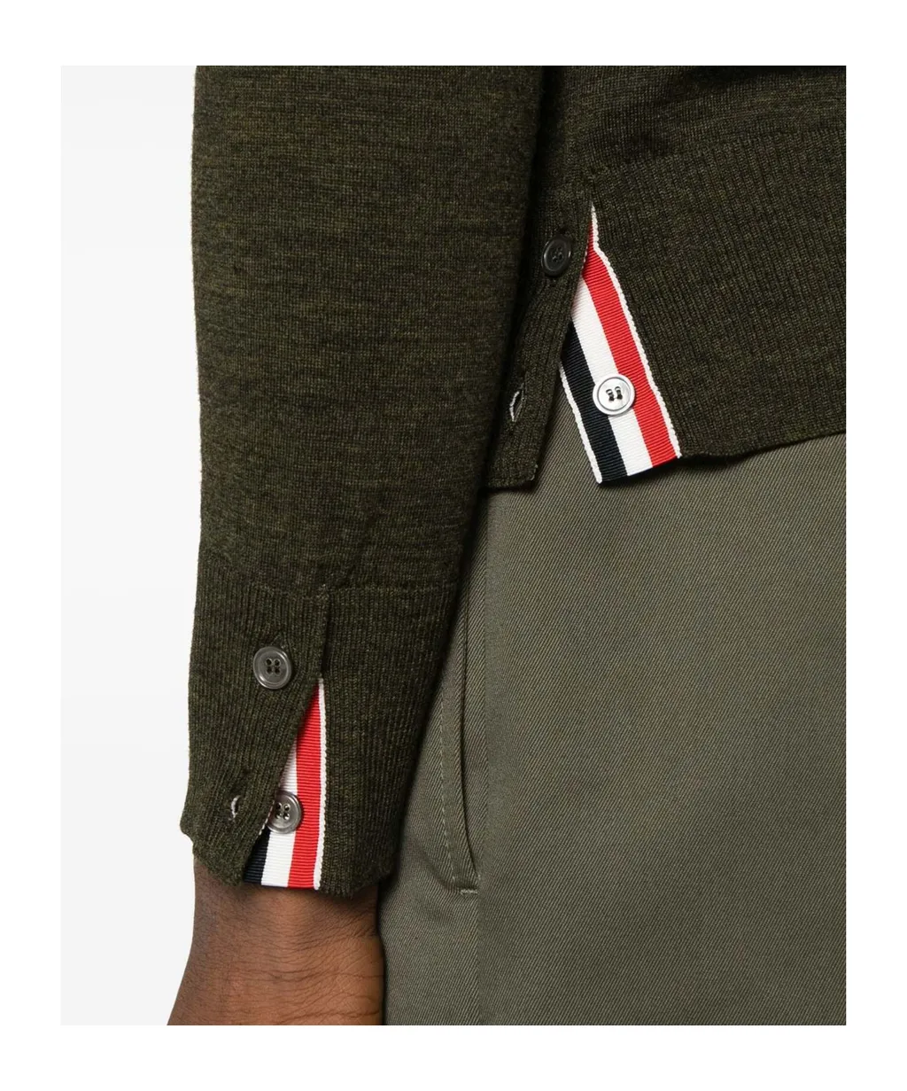 Thom Browne 4-Bar Knitted Crewneck Jumper