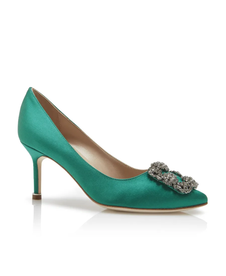 Silk High Heels
