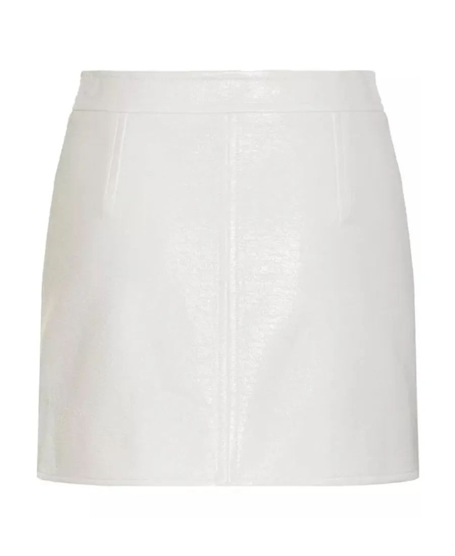 CourrÈGes Reedition Logo Patch Mini Skirt