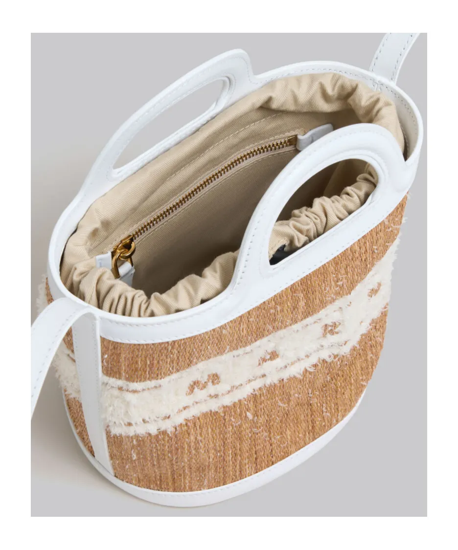 Marni Small Tropicalia Logo-Embroidered Drawstring Bucket Bag
