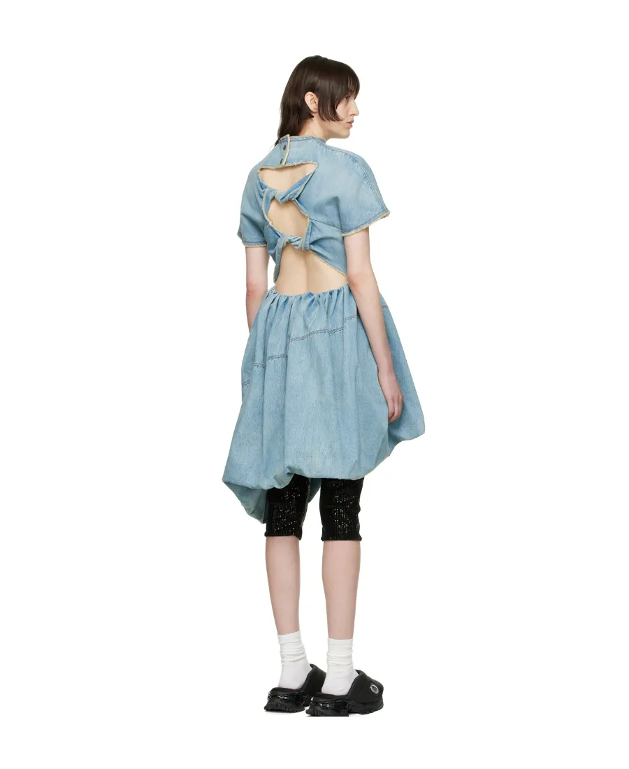 Logo Round Neck Short-Sleeved Dress