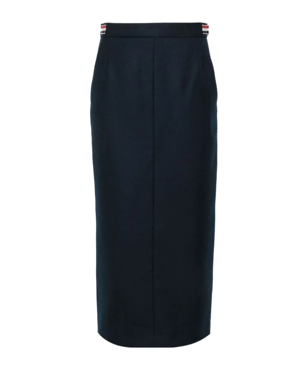 Thom Browne Stripe Detailed Skirt