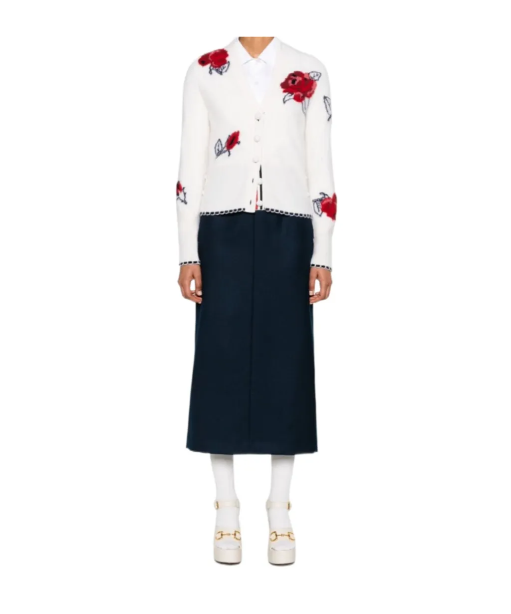 Thom Browne Stripe Detailed Skirt
