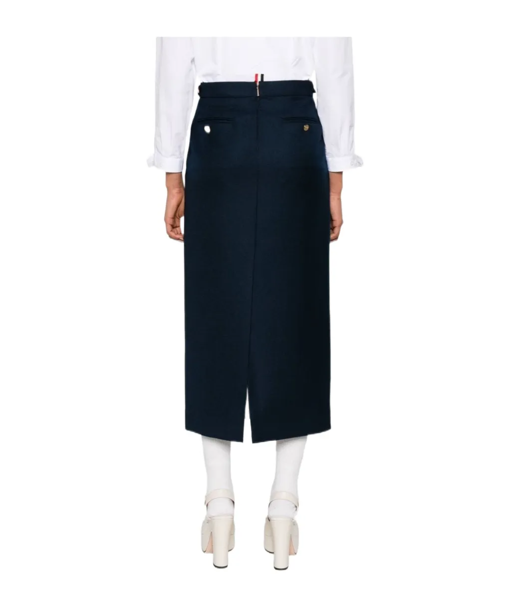 Thom Browne Stripe Detailed Skirt
