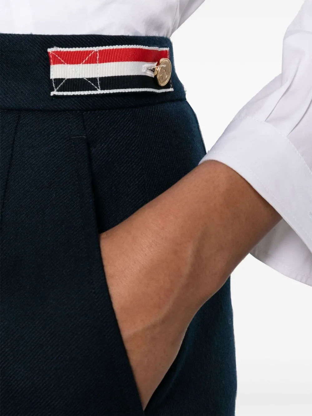 Thom Browne Stripe Detailed Skirt