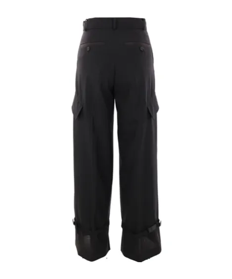 Sacai Straight-Leg Belted Cargo Pants