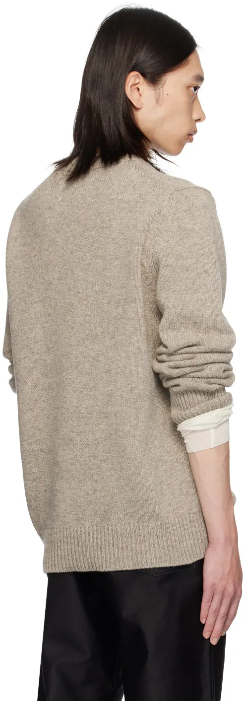 Maison Margiela Long Sleeved Crewneck Knitted Jumper