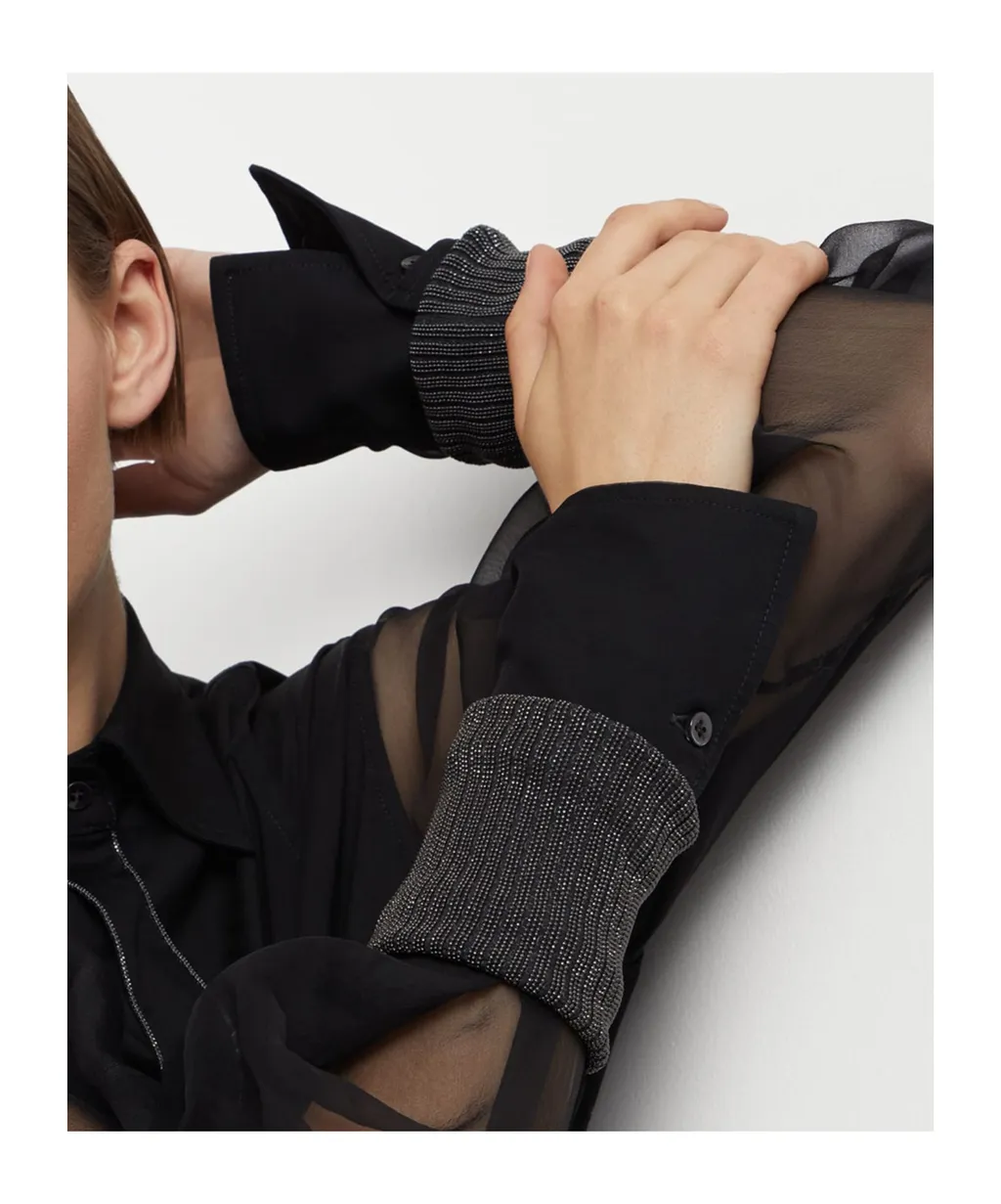 Brunello Cucinelli Stretch Ribbed Jersey Sweatbands