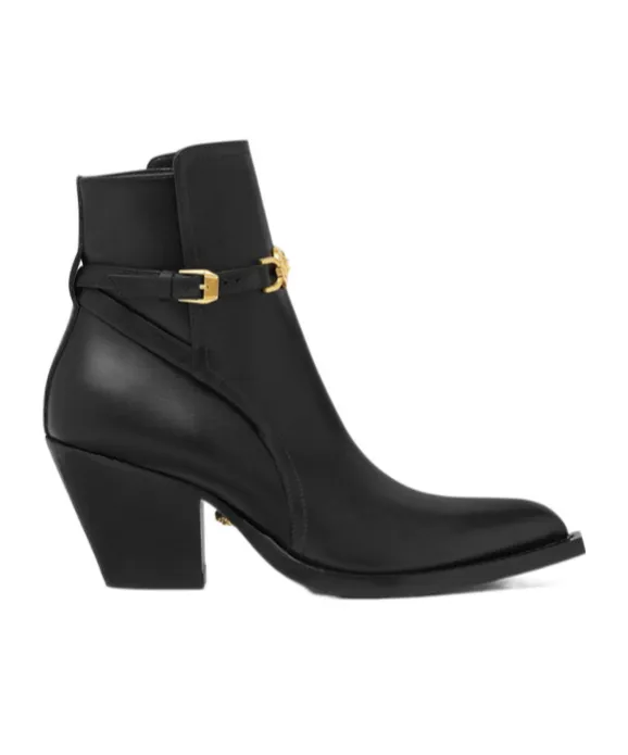 Versace Medusa '95 Pointed Toe Ankle Boots