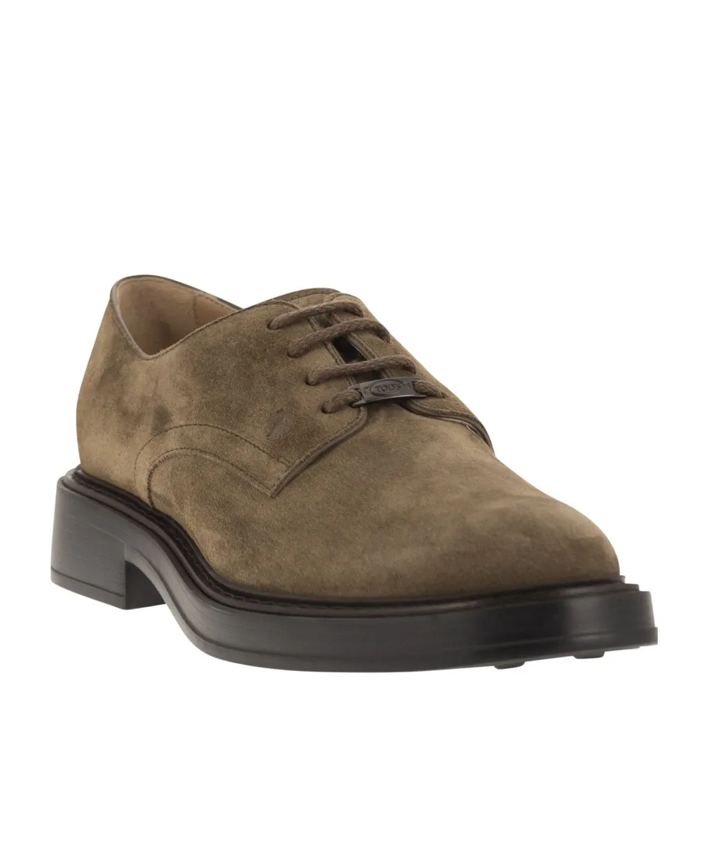 Tod's Round Toe Lace-Up Shoes