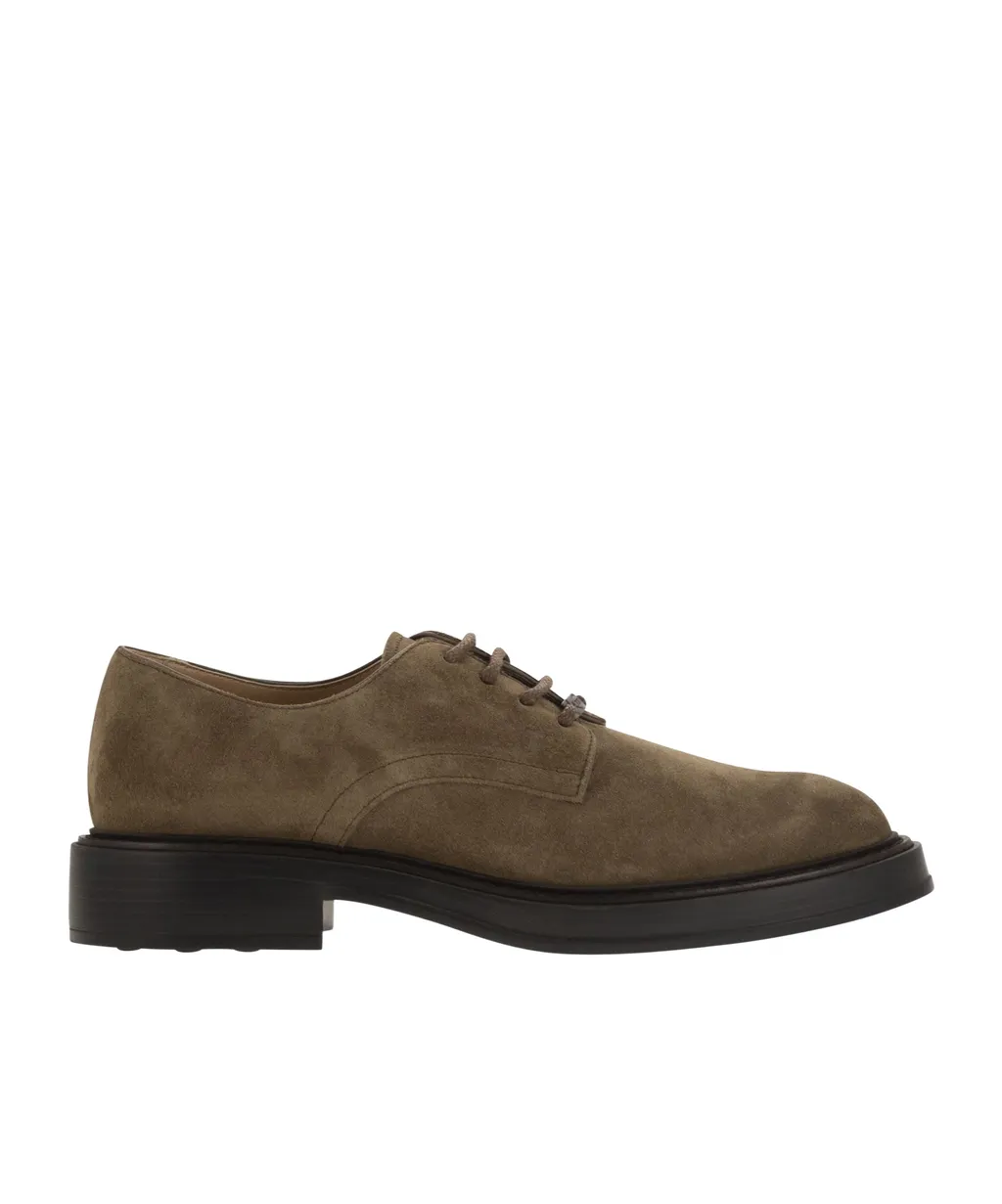 Tod's Round Toe Lace-Up Shoes