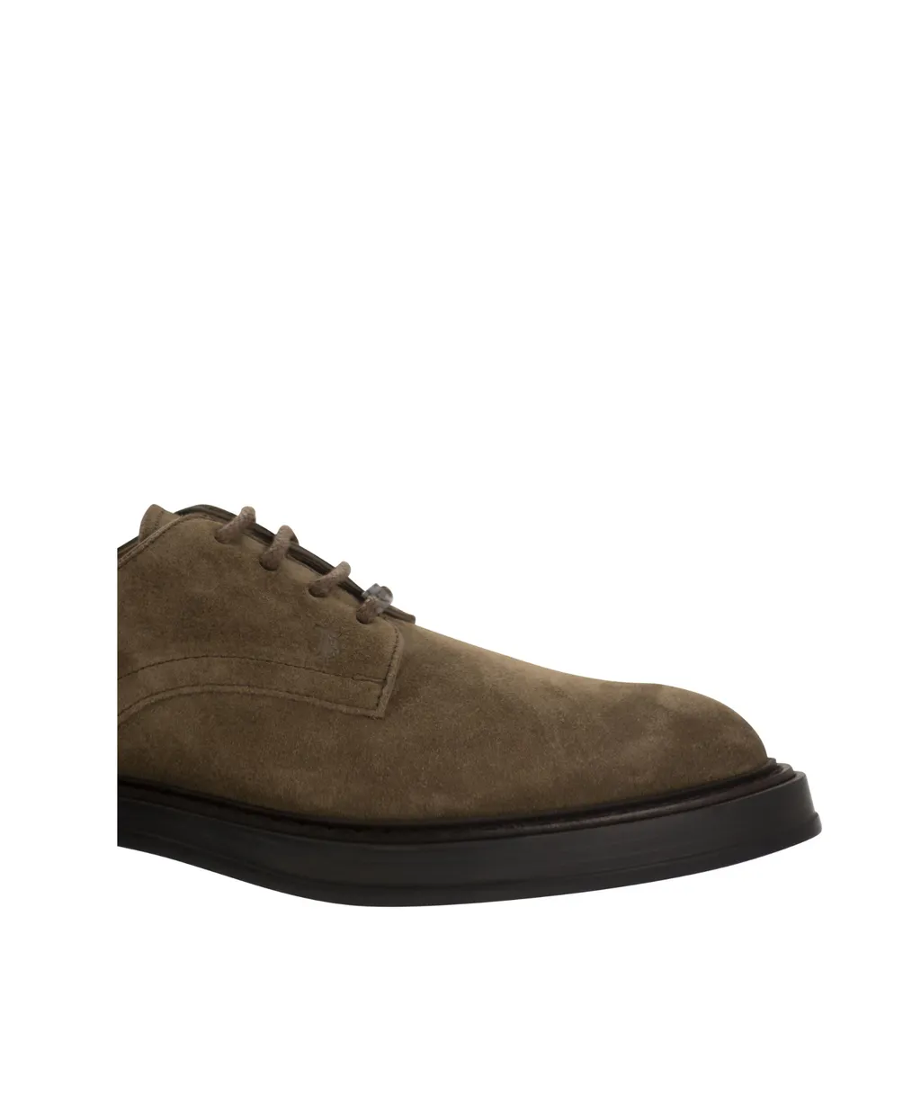 Tod's Round Toe Lace-Up Shoes