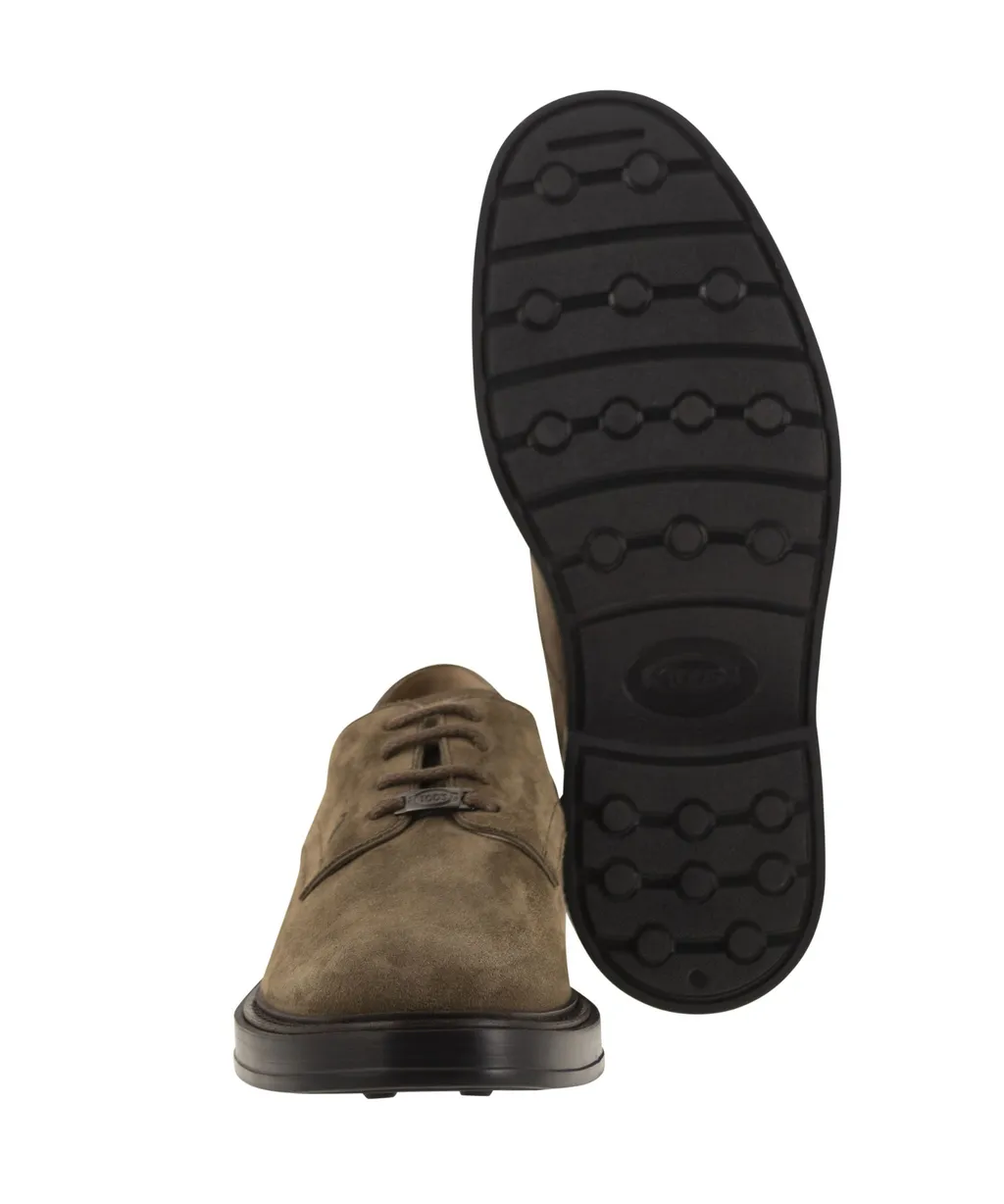 Tod's Round Toe Lace-Up Shoes