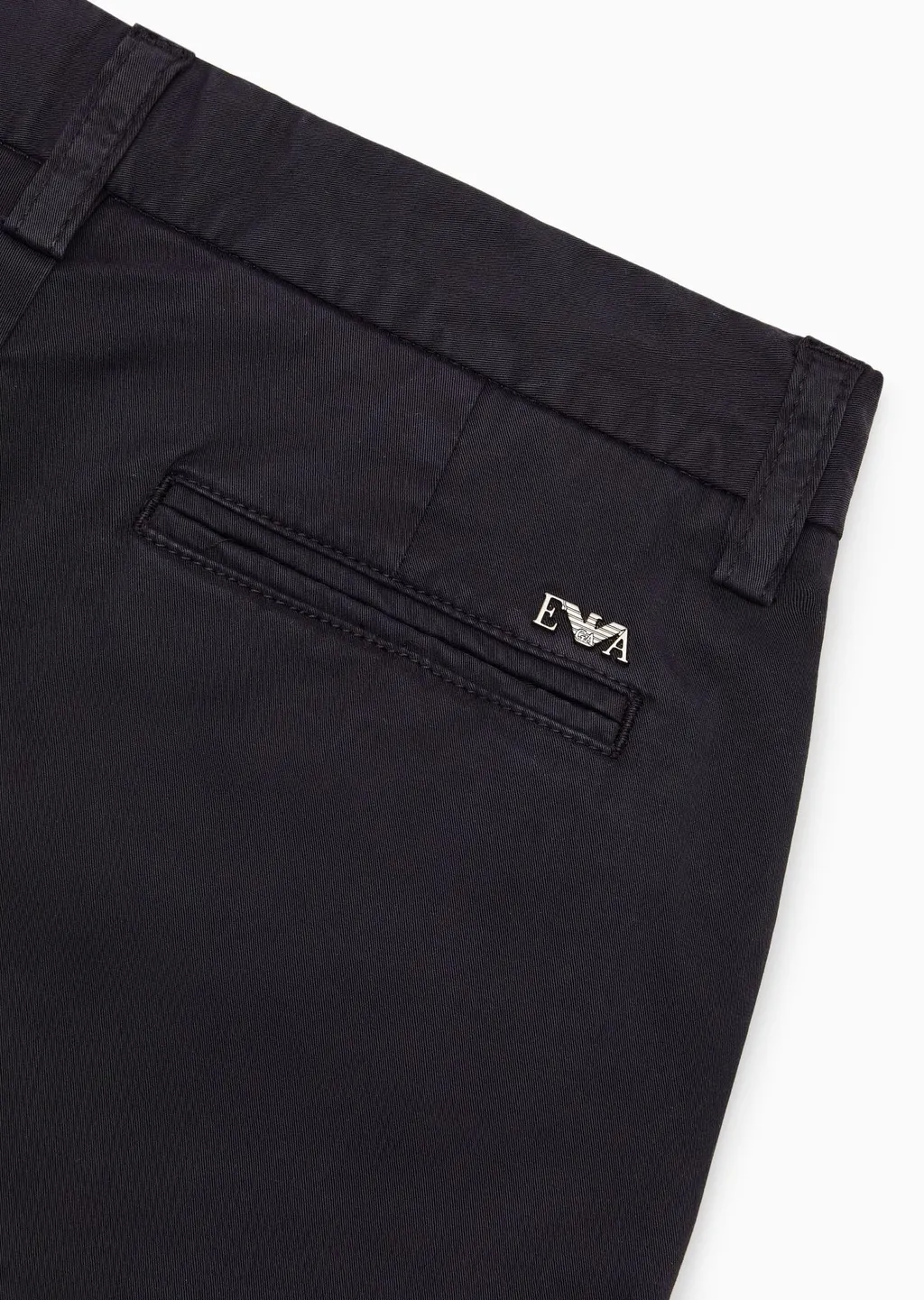Emporio Armani Kids Logo-Plaque Bermuda Shorts