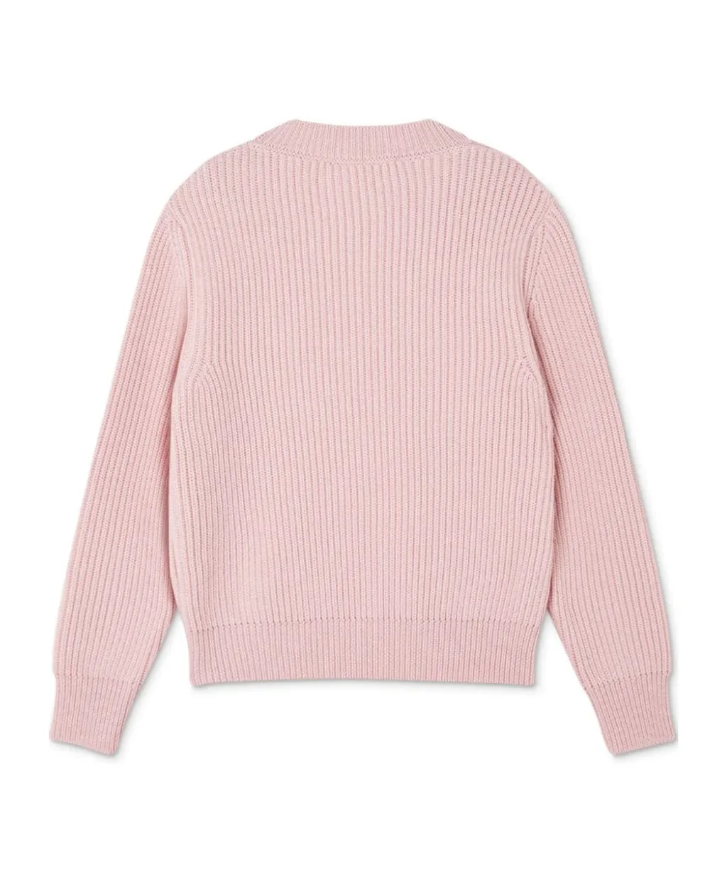 Versace Kids 1978 Logo Embroidered Ribbed-Knit Jumper