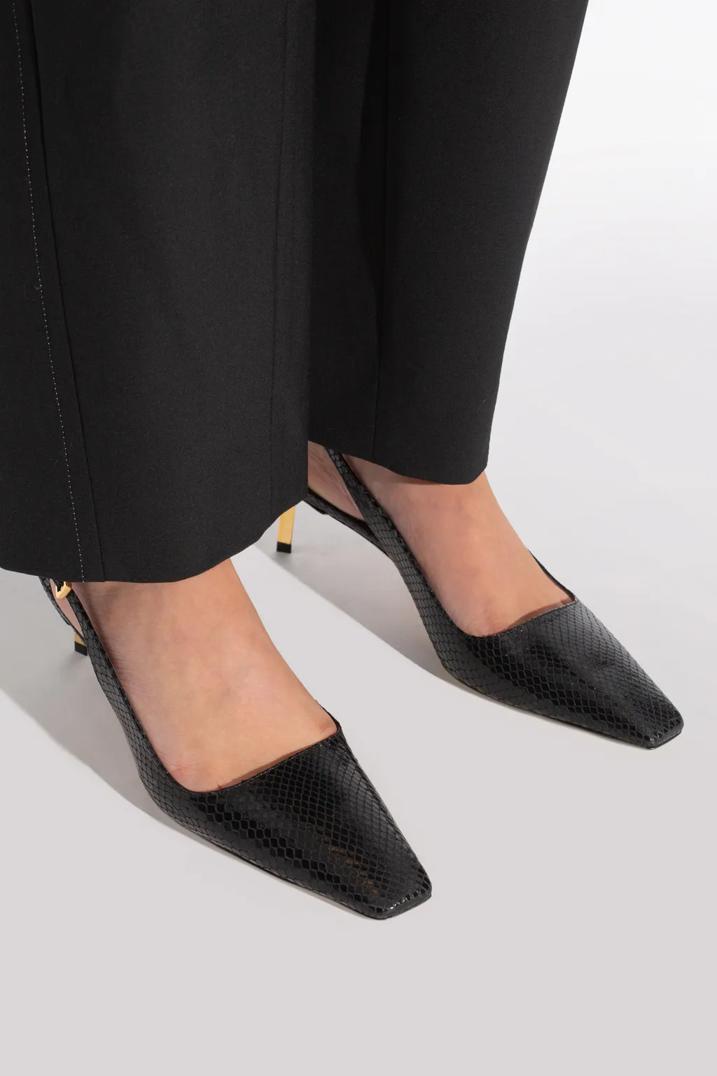 Tom Ford Embossed Slingback Pumps