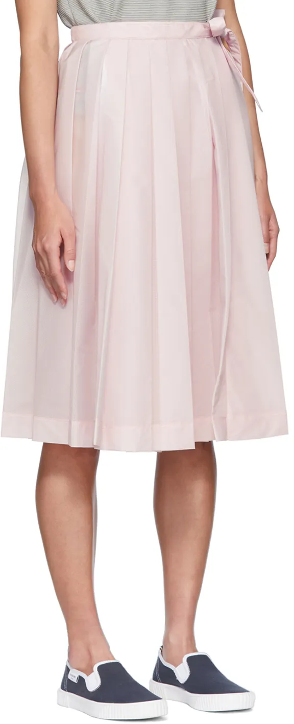 Pleated Midi Skirt