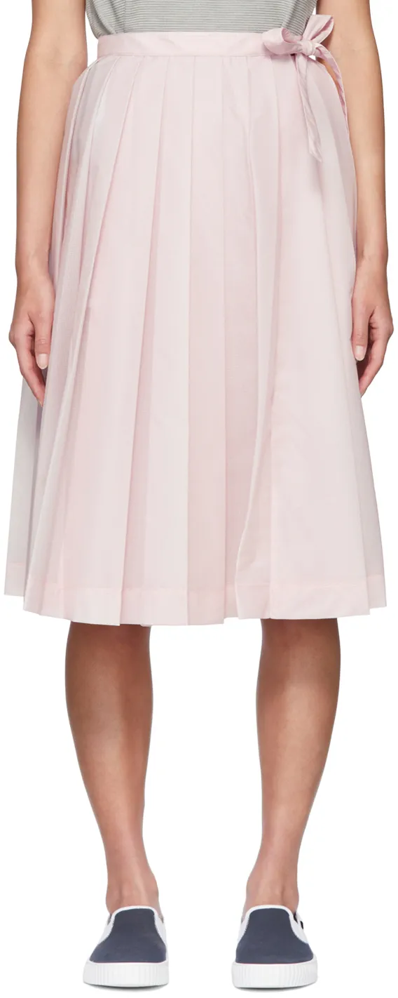 Pleated Midi Skirt