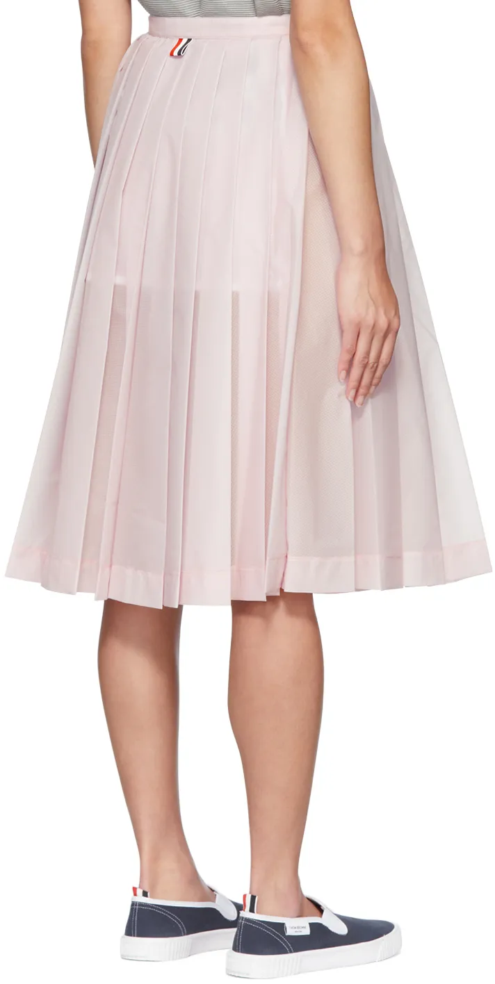 Pleated Midi Skirt