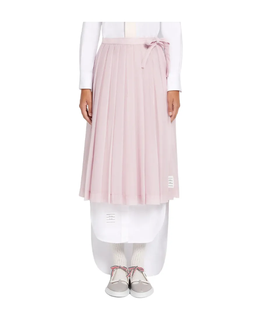 Pleated Midi Skirt