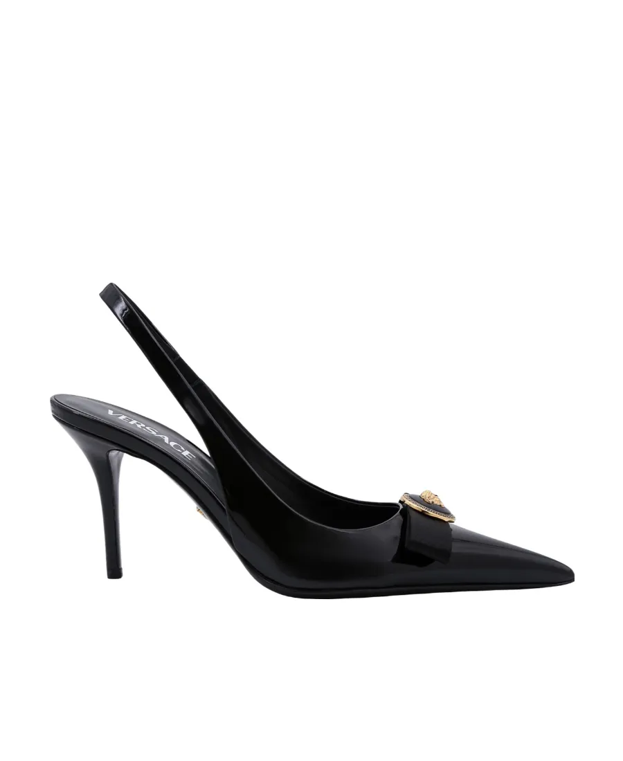 Versace Gianni Ribbon Slingback Pumps