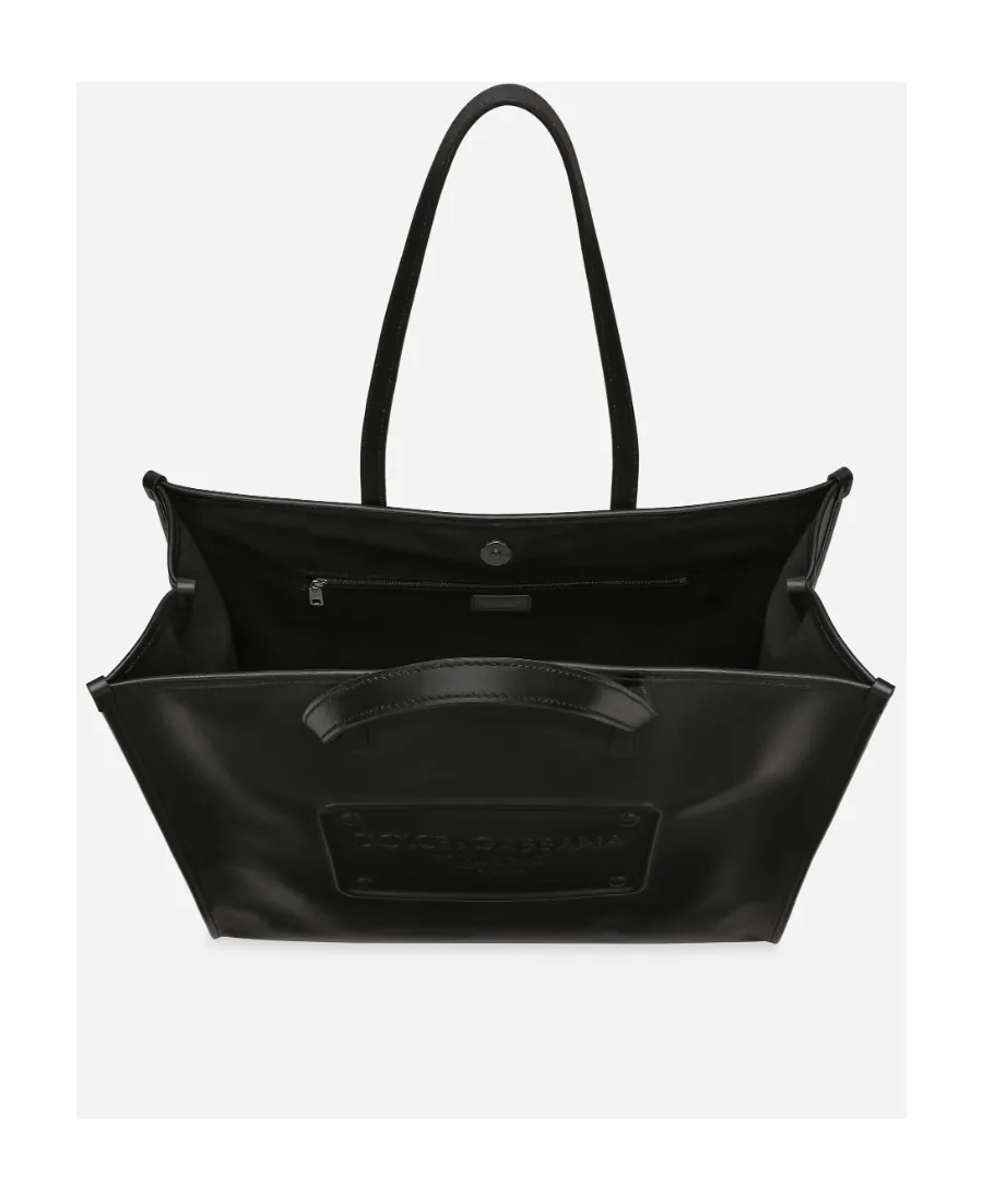 Dolce & Gabbana Logo Embossed Top Handle Bag