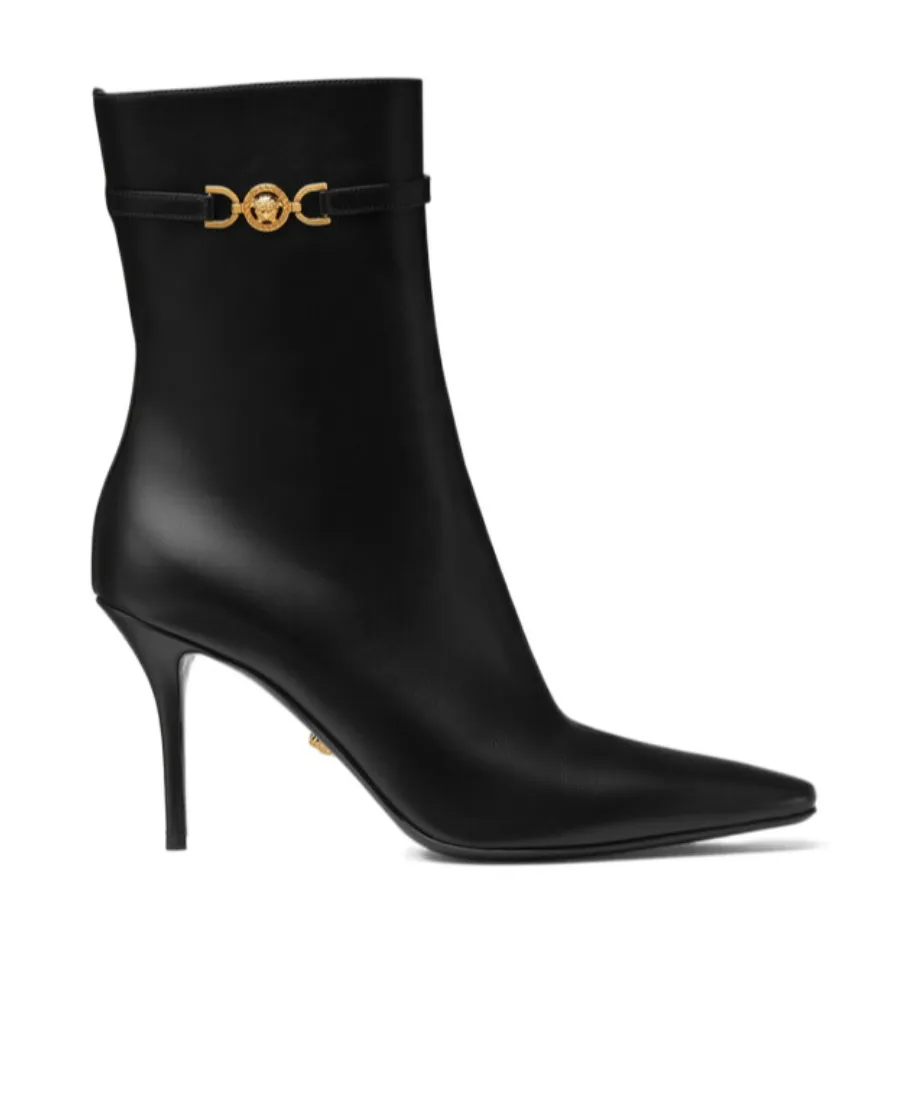 Versace Medusa Zip-Up Boots