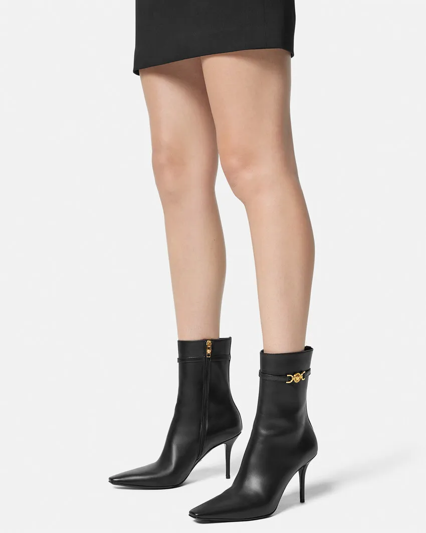 Versace Medusa Zip-Up Boots