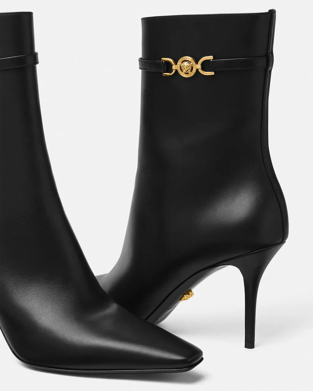 Versace Medusa Zip-Up Boots
