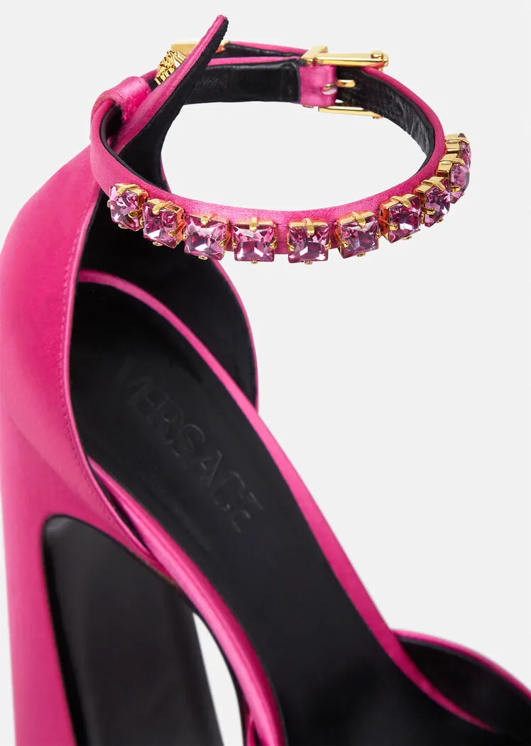 Versace Aevitas Pointy Platform Pumps