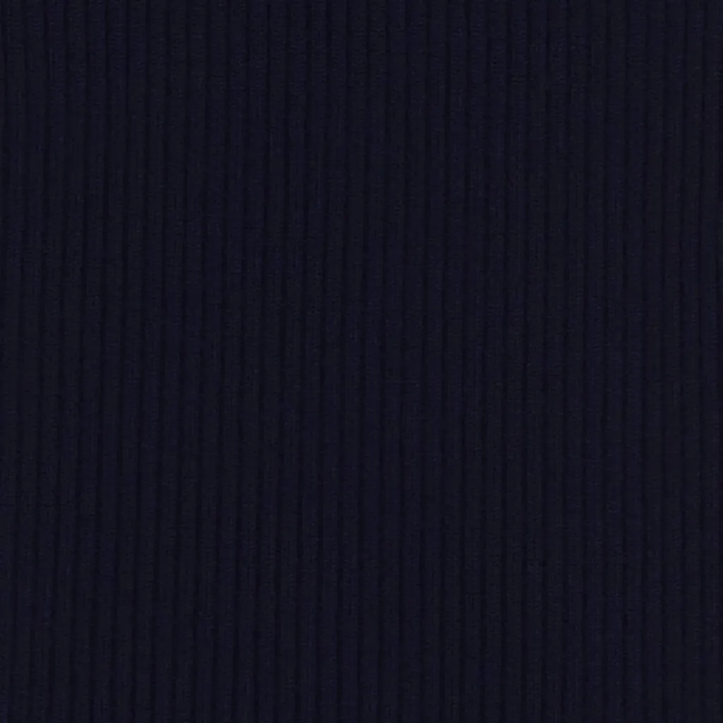 Cut-Up Sleeves Sweater In Navy Blue