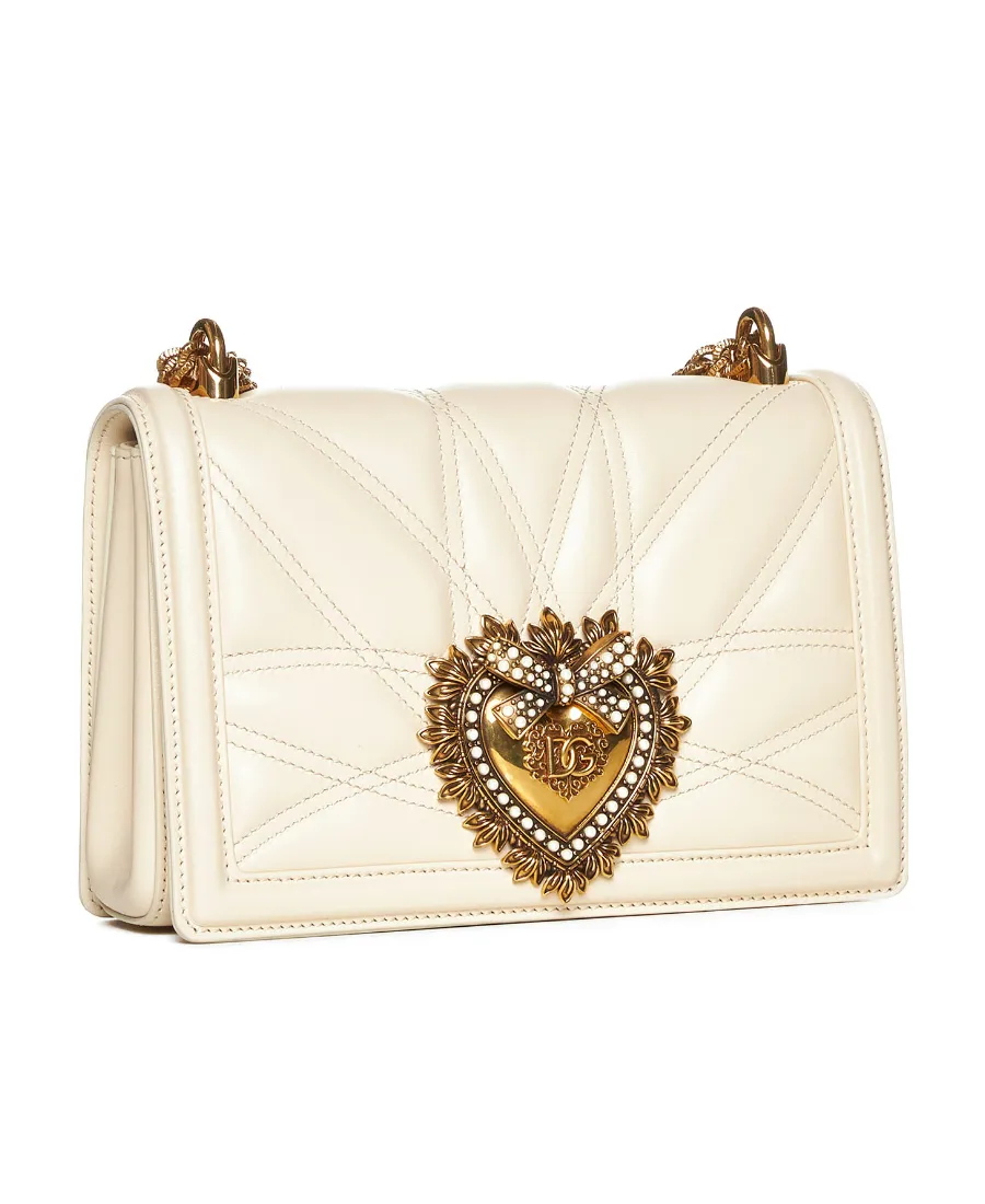 Dolce & Gabbana Devotion Logo Plaque Shoulder Bag