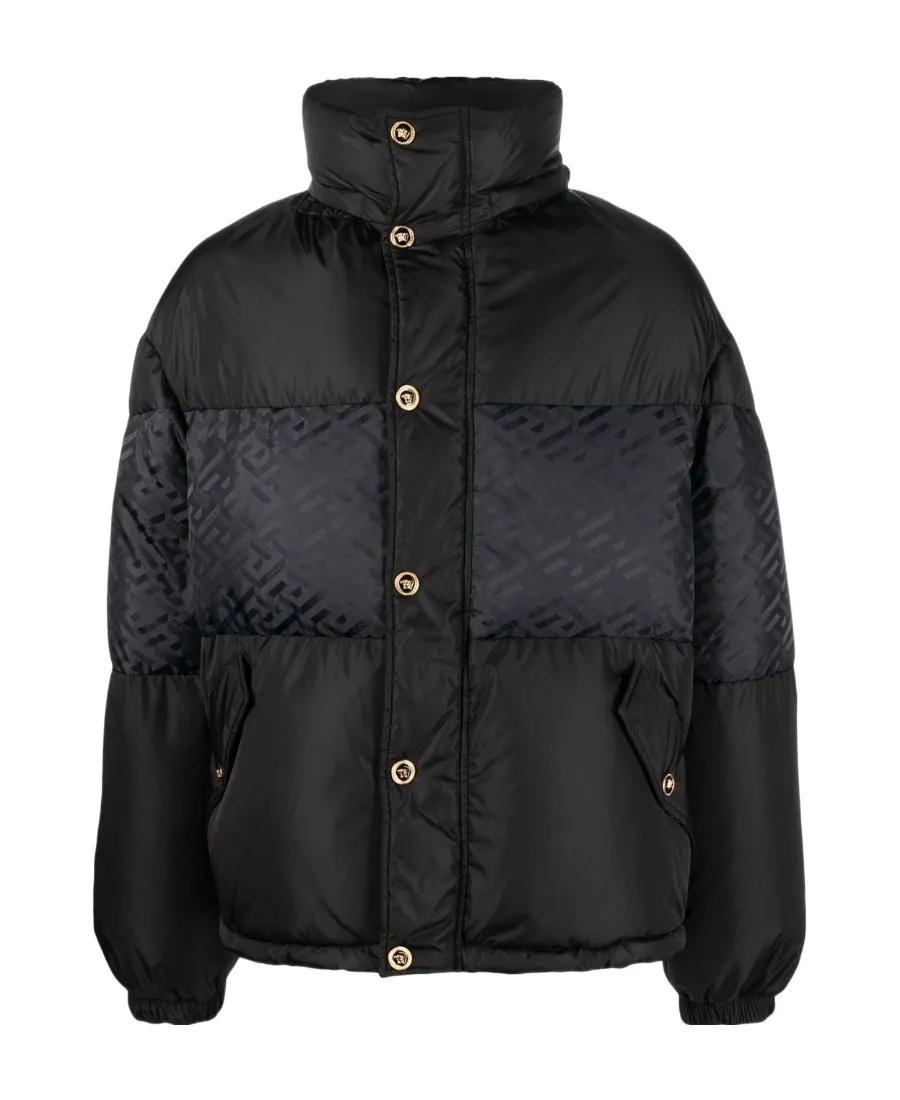 Versace Button-Up Long Sleeved Padded Jacket