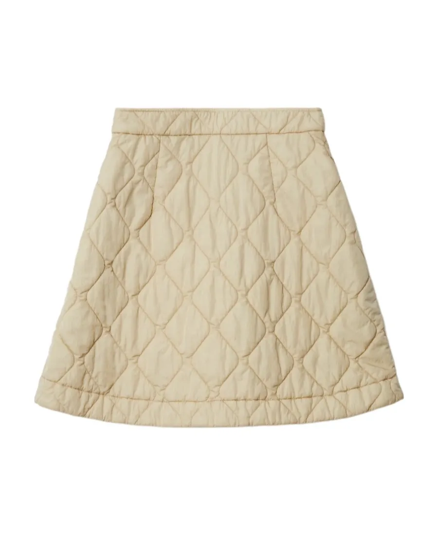 Burberry Quilted Padded Mini Skirt