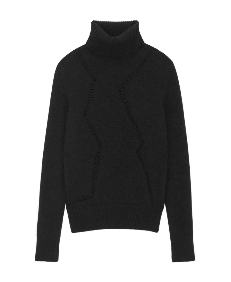 Saint Laurent Turtleneck Long-Sleeved Sweater