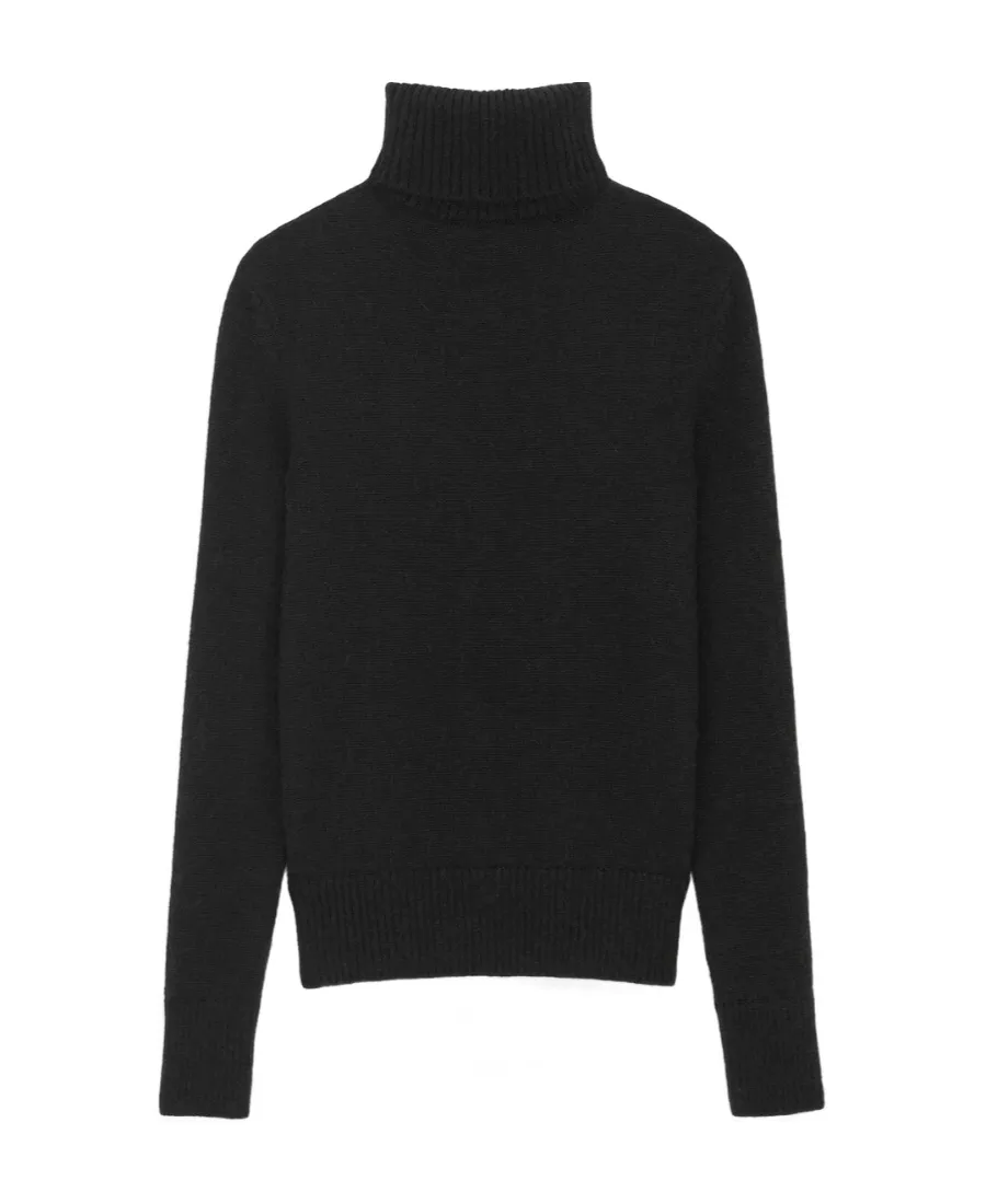 Saint Laurent Turtleneck Long-Sleeved Sweater