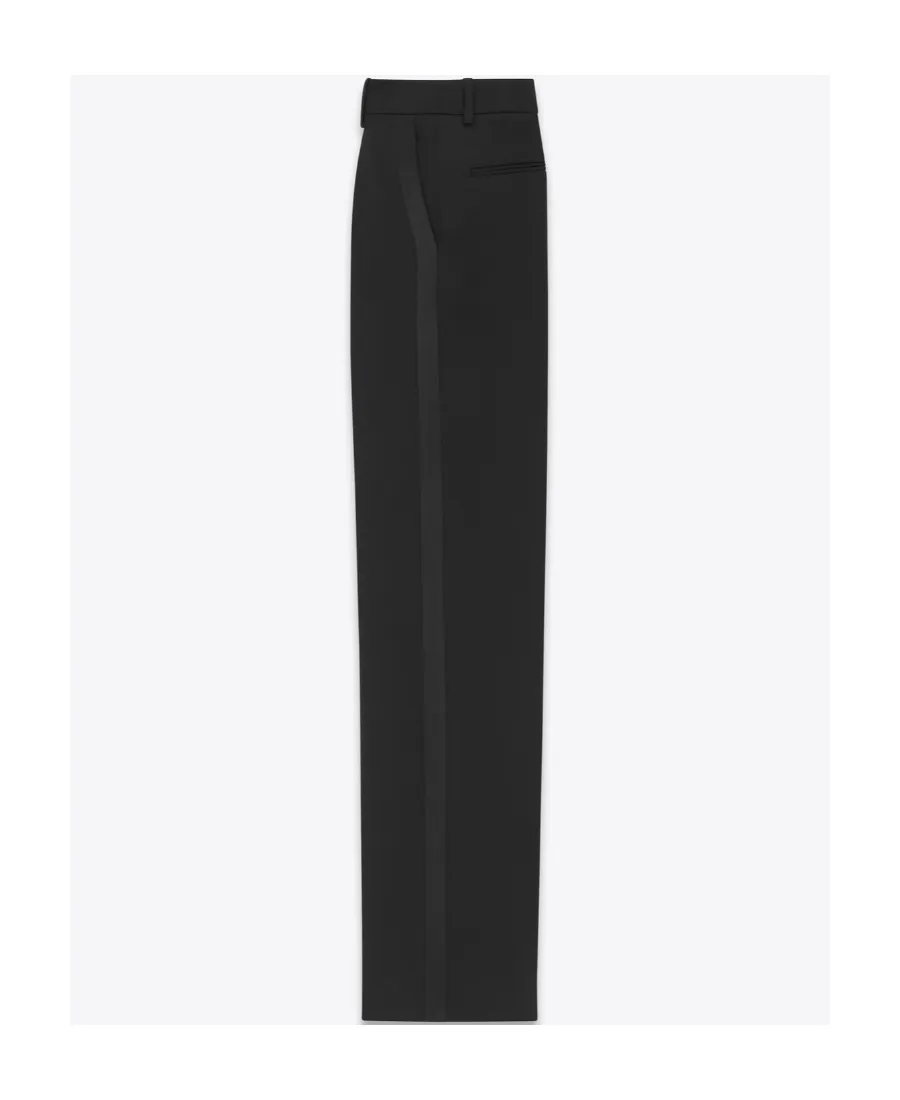 Saint Laurent High Waist Tuxedo Pants