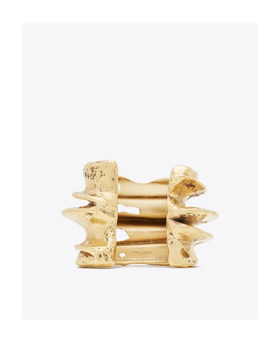 Tornado Crater Cuff Bracelet In Metal