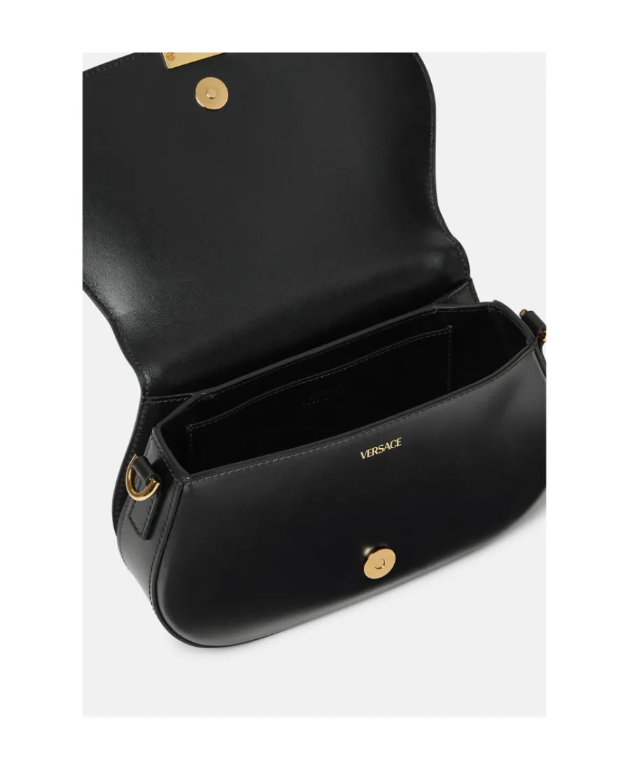 Versace Greca Fold-Over Crossbody Bag