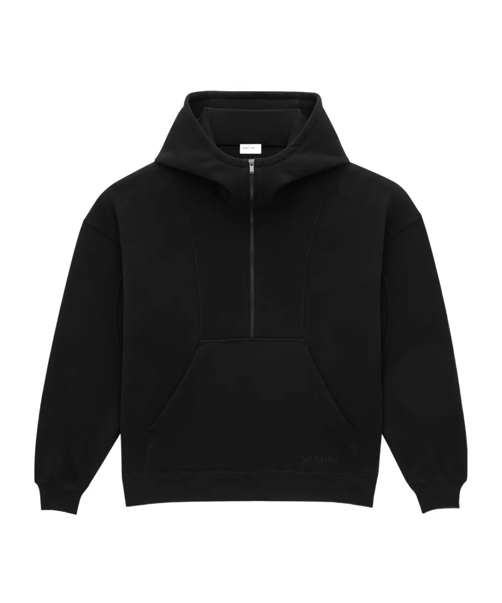 Saint Laurent Quater-Zip Hoodie