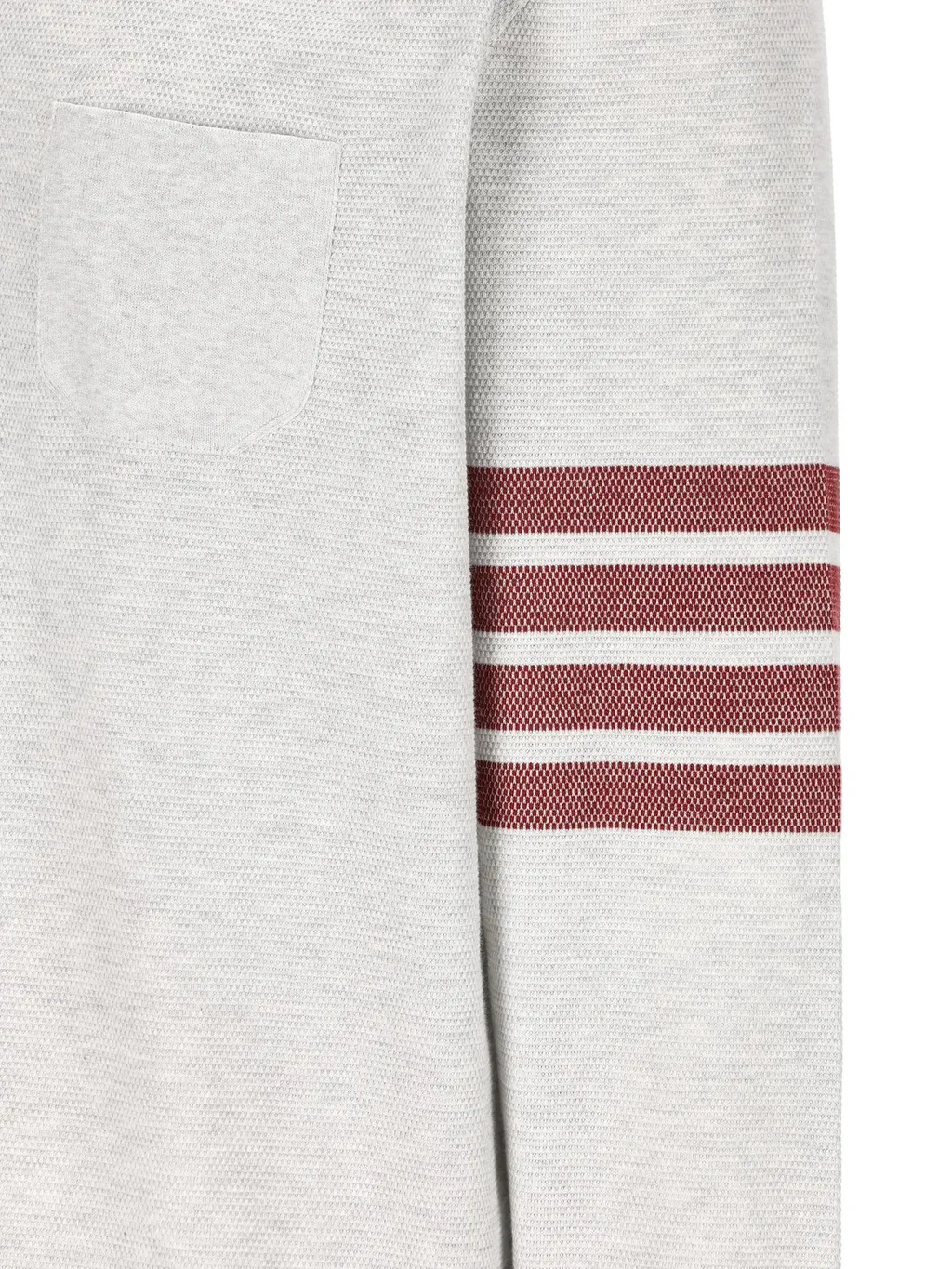 Thom Browne Stripe-Detailed Long-Sleeved Polo Shirt