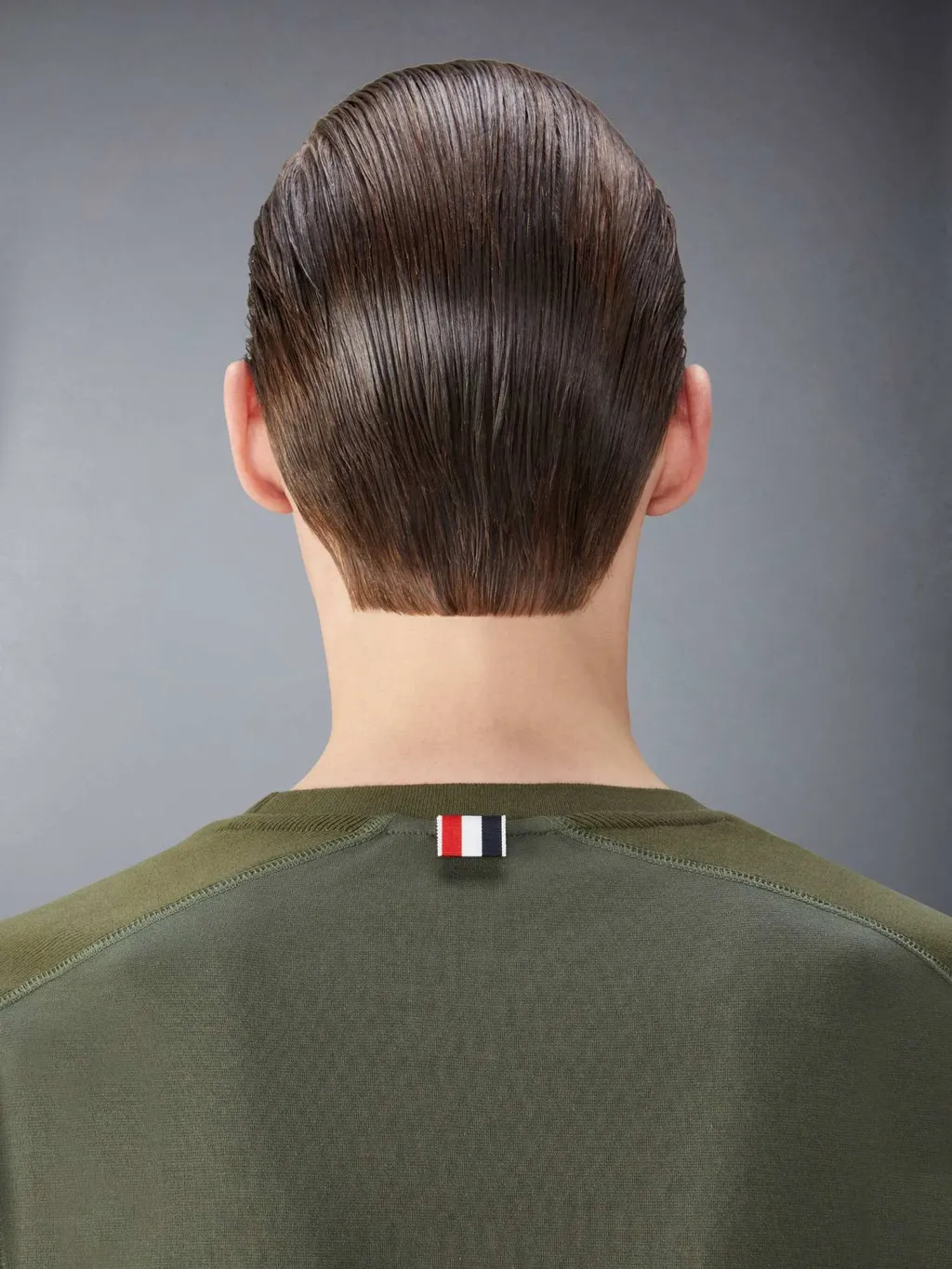Thom Browne 4-Bar Stripe Crewneck T-Shirt
