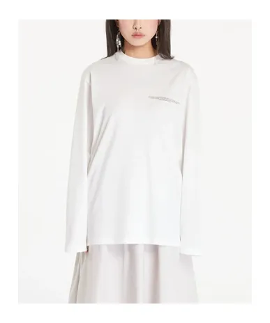 Y-3 Logo Printed Long Sleeved T-Shirt